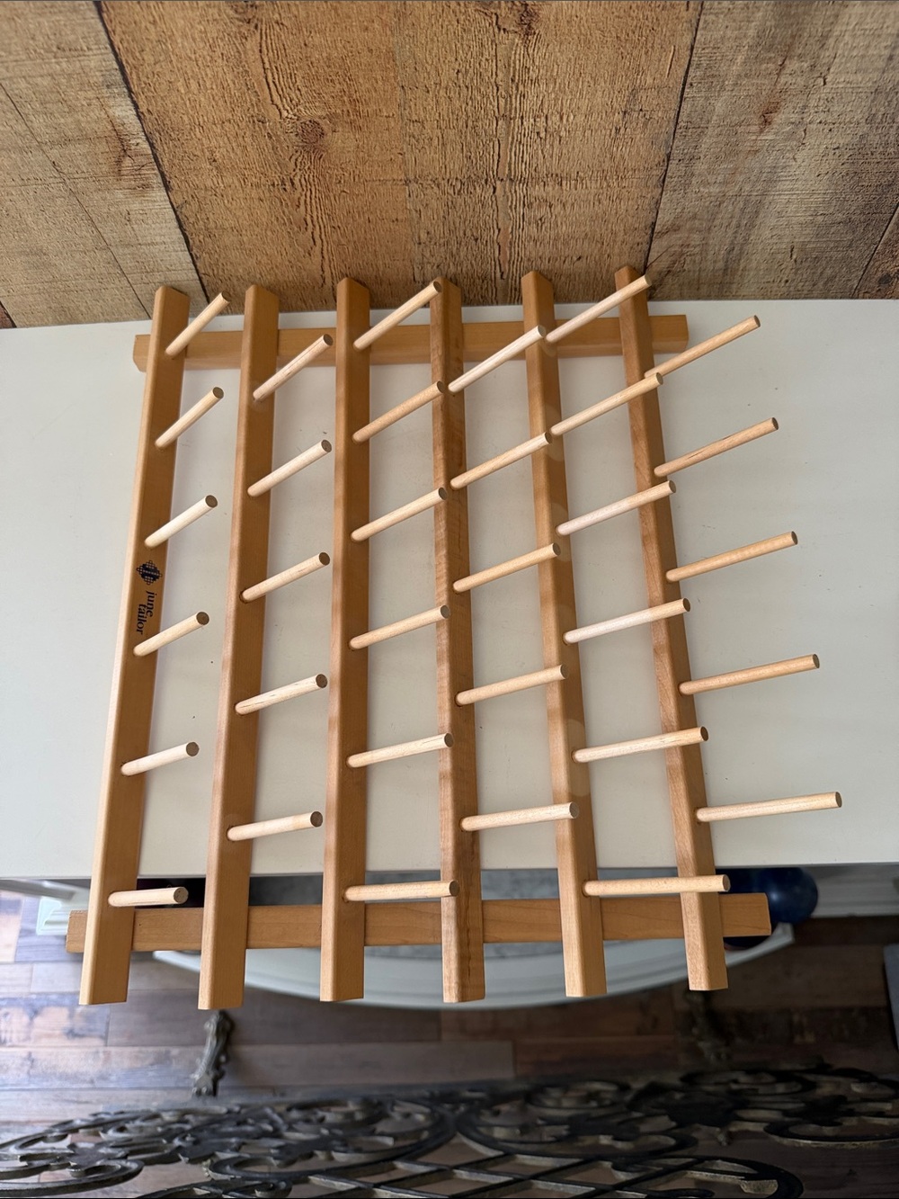 June Tailor Wooden 33 Spool Thread Rack - Picture 7 of 11